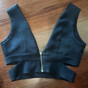 Haight Ashbury Fancy Blue Crop